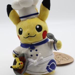 Pikachu Chefkoch Plüschtier Cafe Original Japan Pokemon Center 2018