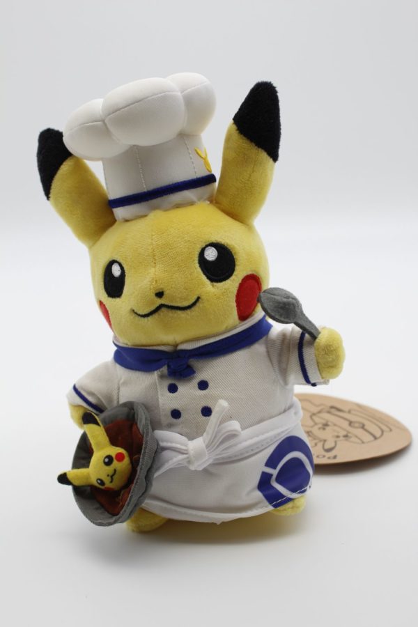 Pikachu Chefkoch Plüschtier Cafe Original Japan Pokemon Center 2018