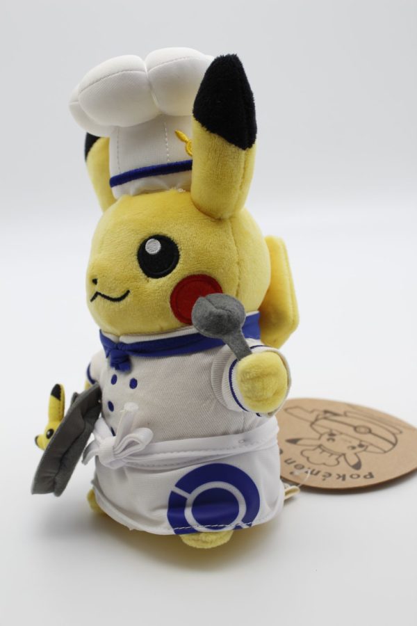 Pikachu Chefkoch Plüschtier Cafe Original Japan Pokemon Center 2018 – Bild 4