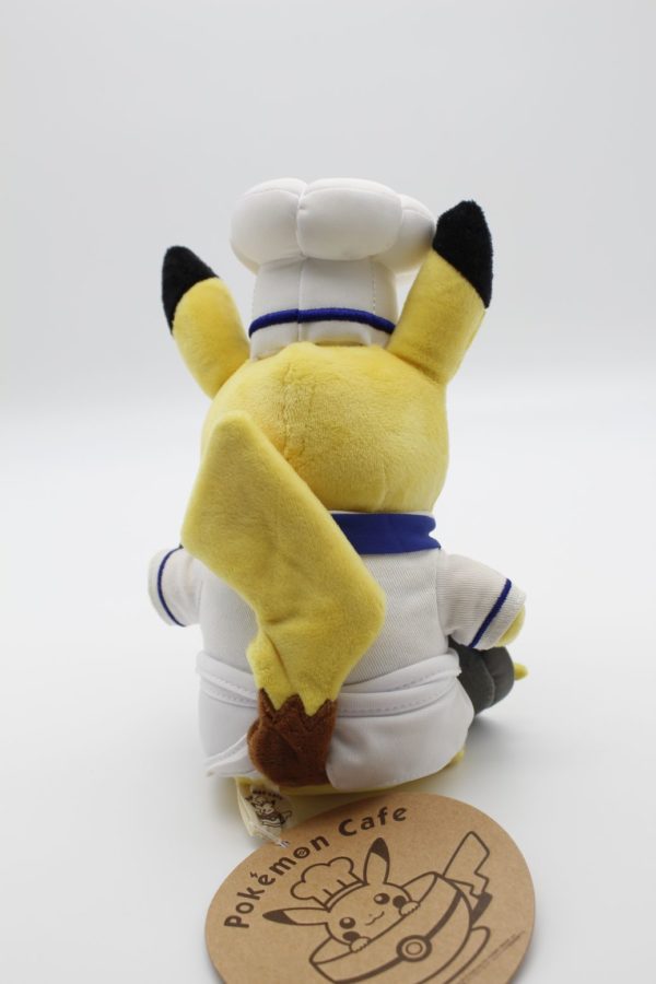 Pikachu Chefkoch Plüschtier Cafe Original Japan Pokemon Center 2018 – Bild 2