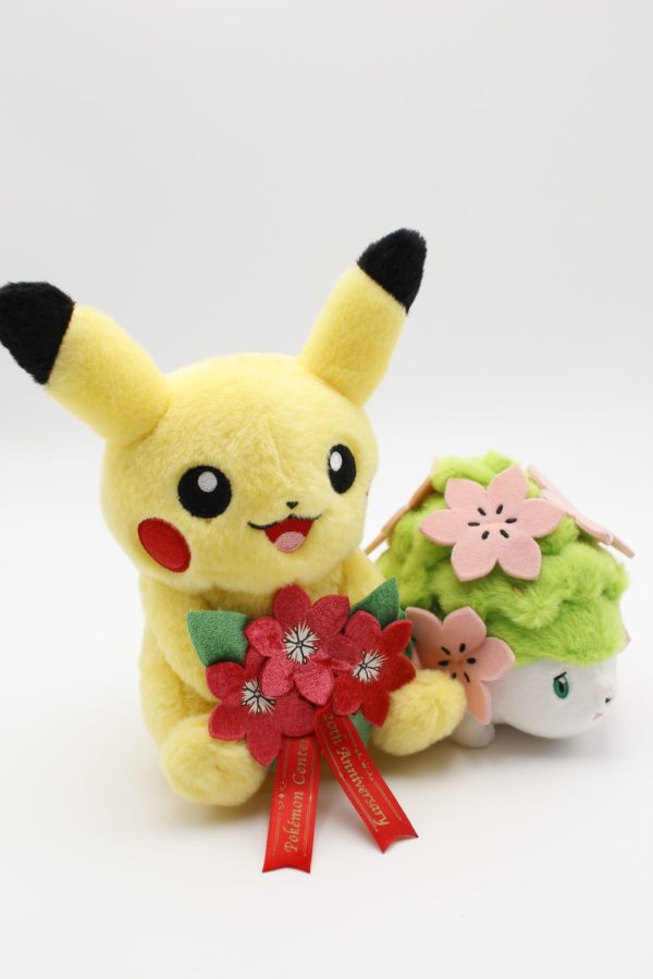 Pikachu Shaymin 20th Plüschtier Pokemon Original Japan Pokemon Center 2018