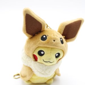 Pikachu Evoli Mascot Plüschtier Original Japan Pokemon Center 2018