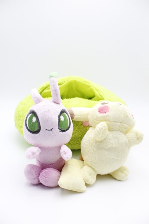 Celebi Pikachu Forest Plüschtier Pokemon Original Japan Bandai Spirits – Bild 2