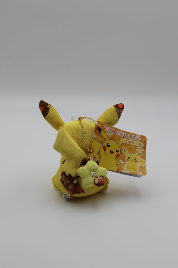 Pikachu Chirimen Mascot Plüschtier Original Japan Pokemon Center 2017 – Bild 2
