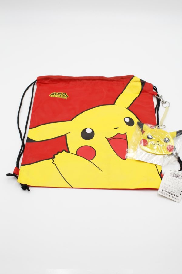 Pikachu Beutel Rot Handtuch Pokemon Original Japan Banpresto