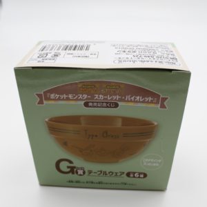 Scarlet Violet Tableware Type Grass Schale Pokemon Original Japan Banpresto