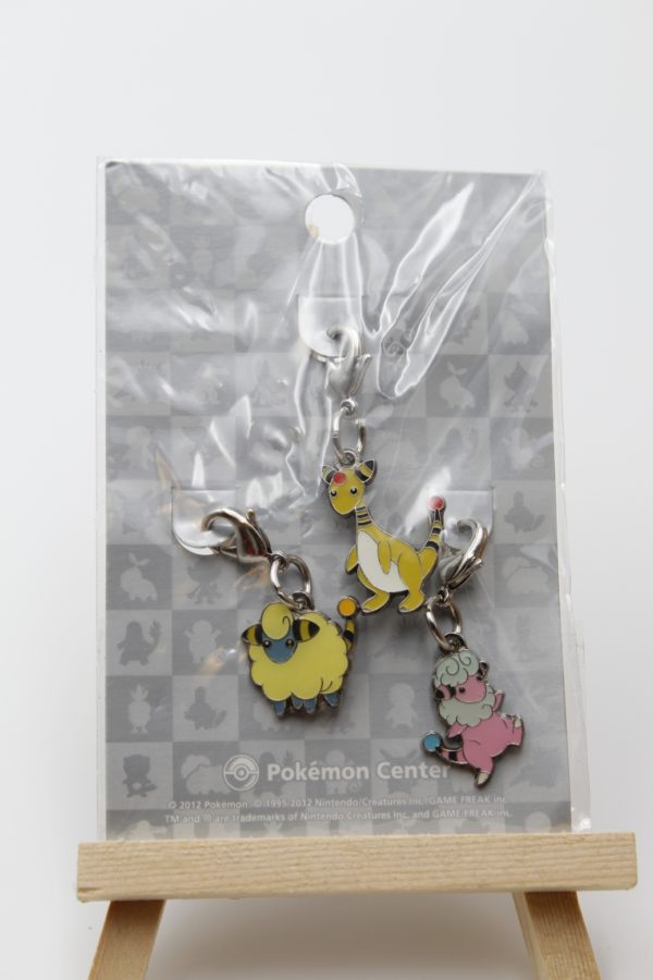 Voltilamm Waaty Ampharos Schlüsselanhänger Original Japan Pokemon Center 2012