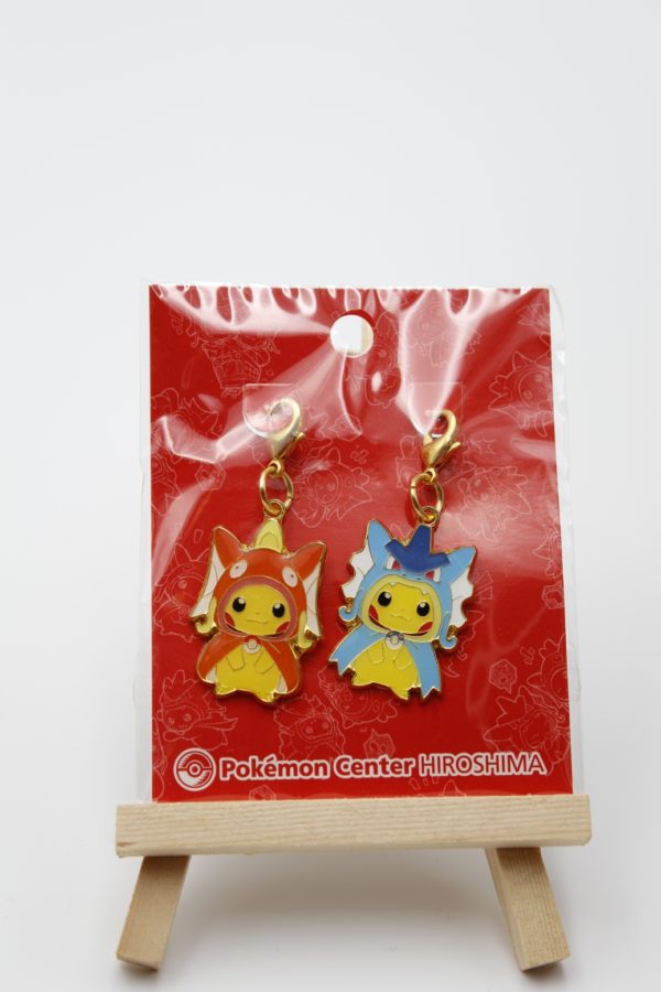 Pikachu Karpador Garados Gokko Schlüsselanhänger Original Japan Pokemon Center 2015