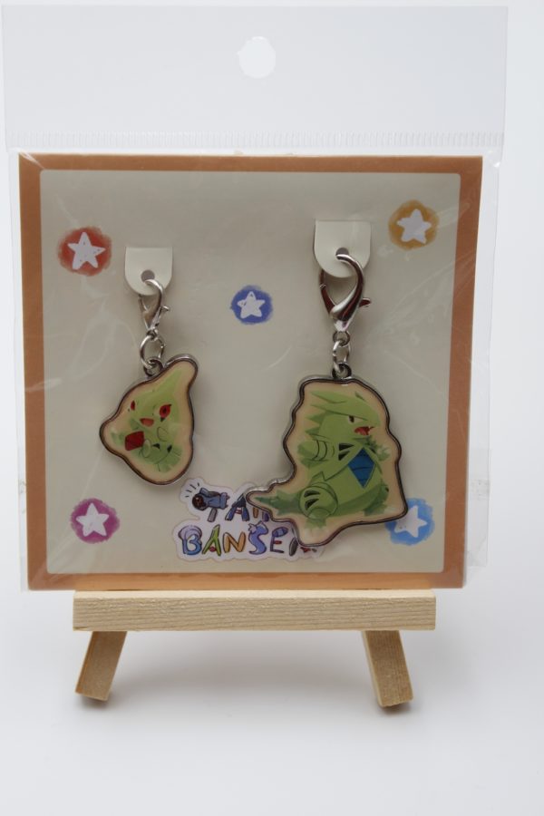 Larvitar Despotar Taiki-Bansei Schlüsselanhänger Original Japan Pokemon Center