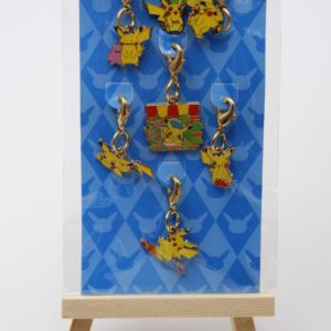 Pikachu Metal 7er Set Schlüsselanhänger Original Japan Pokemon Center 2010