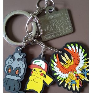Ho-Oh Marshadow Pikachu Stamp Rally Rubber Strap Schlüsselanhänger Original Japan 2017