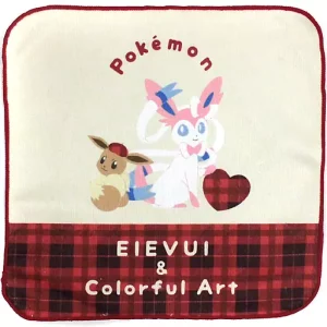 Evoli Colorful Art Art Hand Towel Original Japan Bandai Spirits 2