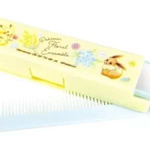 Evoli Pikachu Floral Enselble Spiegel Kamm Dose Original Japan Pokemon Center
