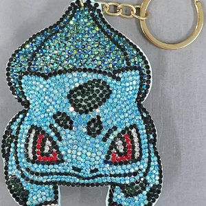 Bisasam Glitzer Schlüsselanhänger Original Japan Sunart