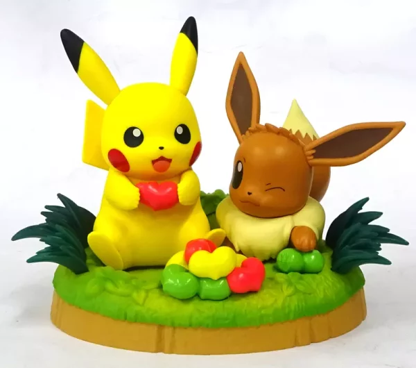 Pikachu Evoli MoguMogu Time Figure Original Japan Pokemon Banpresto 2021 – Bild 2