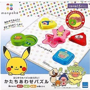 Monpoke Puzzle Farben Formen Original Japan Pokemon Kawada