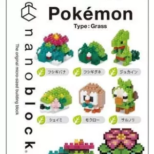 Grass Type Original Japan Pokemon Nanoblock Kawada