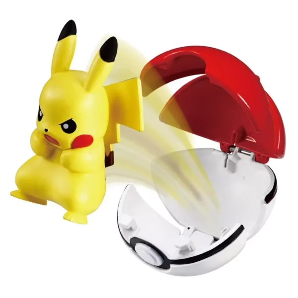 Pikachu Pokederuze Pokeball Original Japan Pokemon Takara Tomy – Bild 2