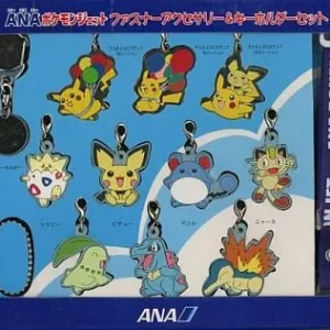 ANA Set Schlüsselanhänger Original Japan Pokemon Center
