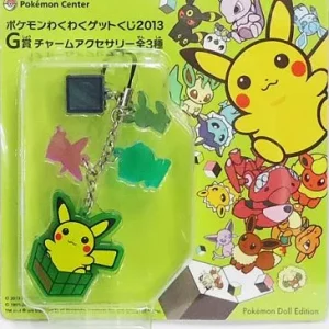 Pikachu Wakuwaku Charm Schlüsselanhänger Original Japan Pokemon Center  2013