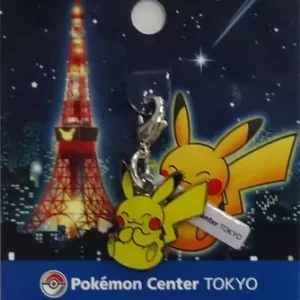 Pikachu Charging Tokyo Schlüsselanhänger Original Japan Pokemon Center 2011