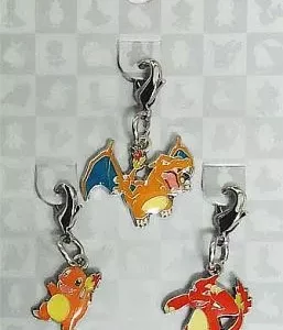 Glumanda Glutexo Glurak Schlüsselanhänger Original Japan Pokemon Center 2011
