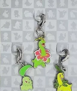 Endivie Lorblatt Meganie Schlüsselanhänger Original Japan Pokemon Center 2012