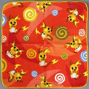 Raichu Pokemon Time Hand Towel Original Japan Pokemon Center 2014