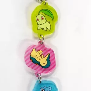 Endivie Karnimani Feurigel Acryl 3er Set Schlüsselanhänger Original Japan Banpresto