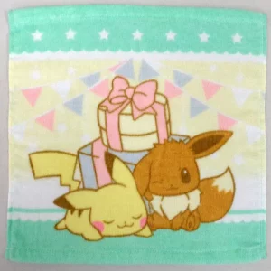 Pikachu Evoli Presents Collection Hand Towel Original Japan Bandai Spirits 2017