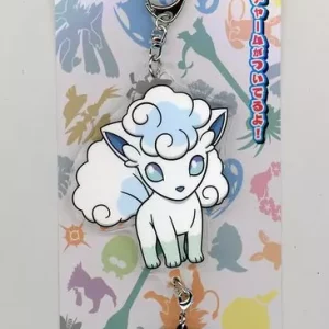 Vulpix Alola Acryl Schlüsselanhänger Original Japan Pokemon Center 2016