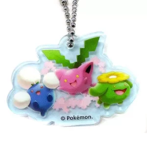 Hoppspross Hannari  Acryl Schlüsselanhänger Original Japan Pokemon Center 2019