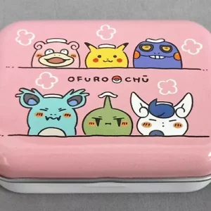 24 Jikan Chu Pink Square Can Original Japan Pokemon Center