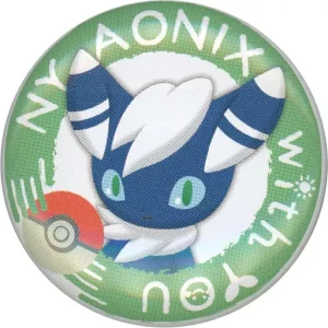 Psiaugon männlich with you! Badge Original Japan Pokemon Center 2012