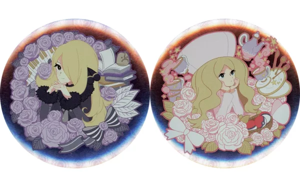 Cynthia Caitlin Sazanami Town Badge Original Japan Pokemon Center 2016