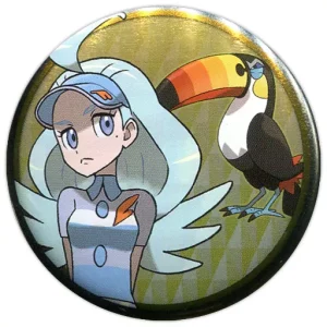 Tukanon Kahili Badge Original Japan Pokemon Center