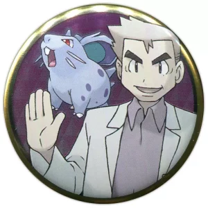 Nidoran Professor Eich Badge Original Japan Pokemon Center