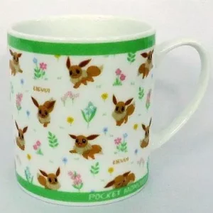 Evoli Chirashi Mug Cup Tasse Original Japan Pokemon Kanesho