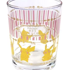 Pikachu pinke Streifen Glas Original Japan Pokemon Bandai Spirits