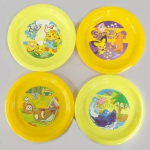 Summer Life 4er Set Plate Original Japan Pokemon Center 2018