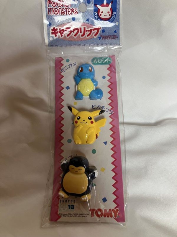 Schiggy Pikachi Relaxo Clips Original Japan Tomy Rar