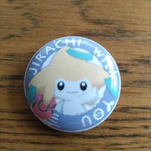 Jirachi with You! Badge Original Japan Pokemon Center