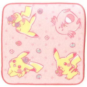 Chaneira Pikachu Forest Design Towel Handtuch Original Japan Pokemon Banpresto
