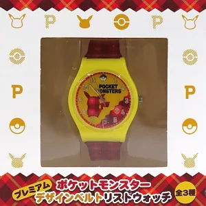 Pikachu Armbanduhr rot Original Japan Pokemon Sega