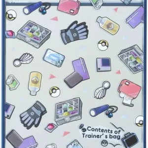 Contents of Trainer's Bag faltbarer Spiegel Original Japan Pokemon Center 2019