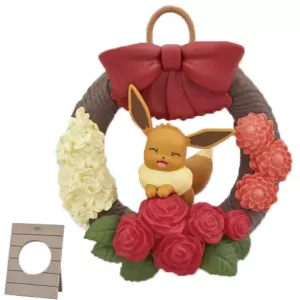 Evoli Happiness wreath Figur Original Japan Pokemon Re-ment ohne OVP