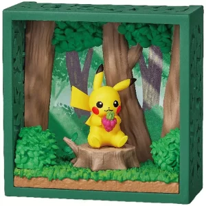 Pikachu Frame Deep Woods Figur Original Japan Pokemon Re-ment OVP