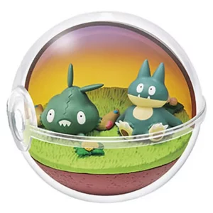 Mamphaxo Unratütox Terrarium Collection Relaxing Time Figur Original Japan Pokemon Re-ment OVP