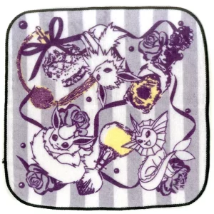 Flamara Blitza Aquana Antique Towel Handtuch Original Japan Pokemon Banpresto