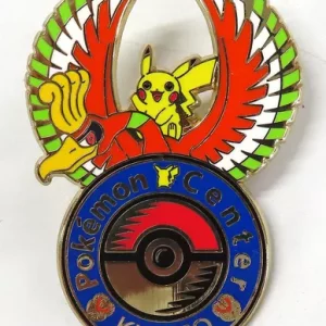 Ho-Oh Pikachu Logo Pins Kyoto Original Japan Pokemon Center 2016